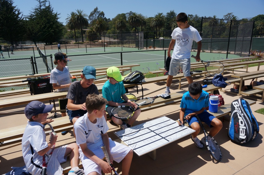 Ethan Ha art at Laguna Blanca Tennis Camp 2014
