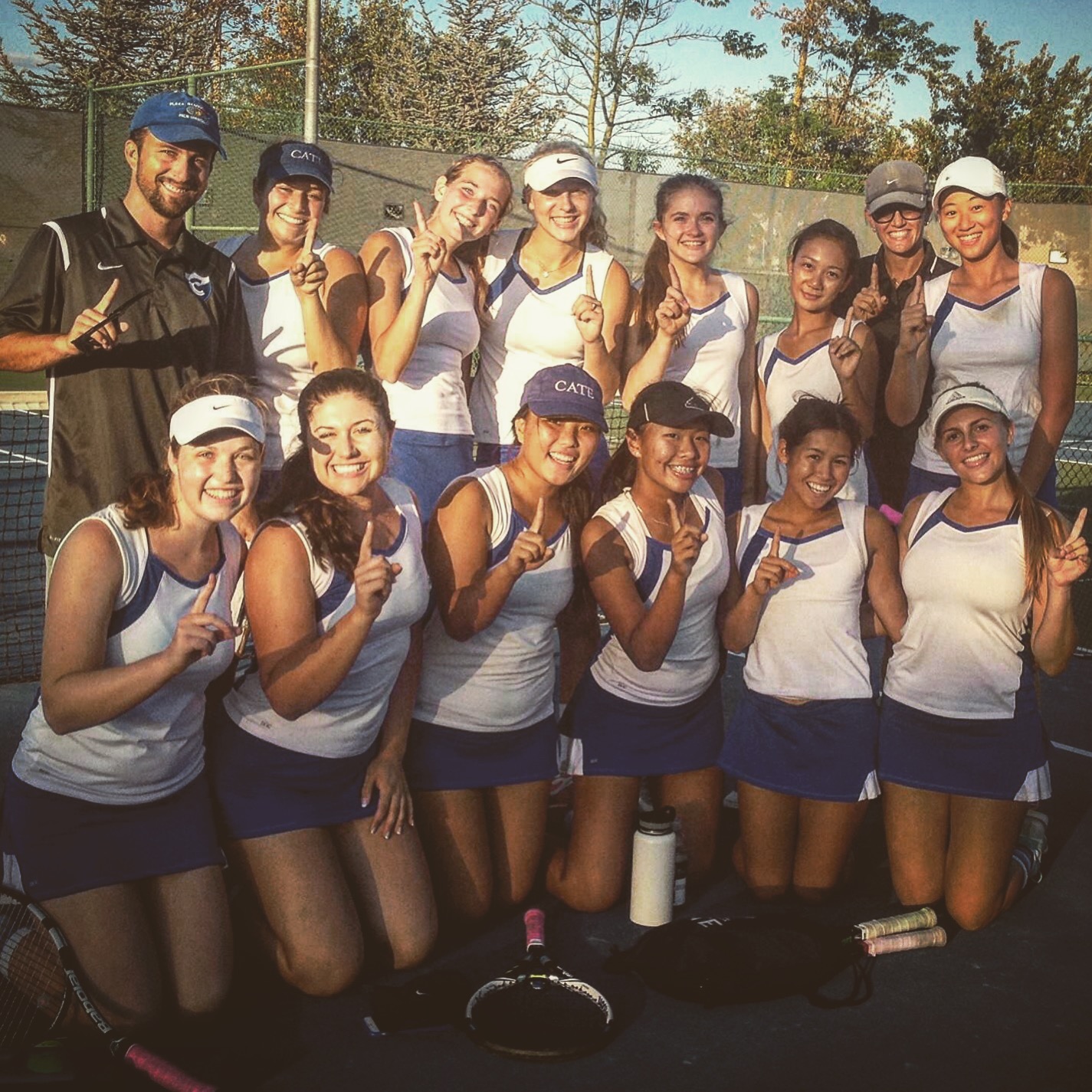 Cate Girls Tennis is Number One Tri Valley League Champions 2015